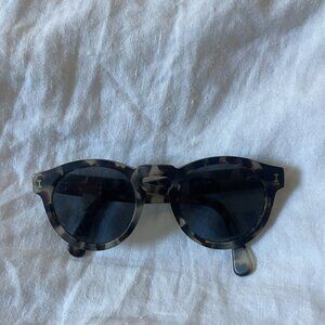 Leonard II E Sunglasses - White Tortoise/Grey